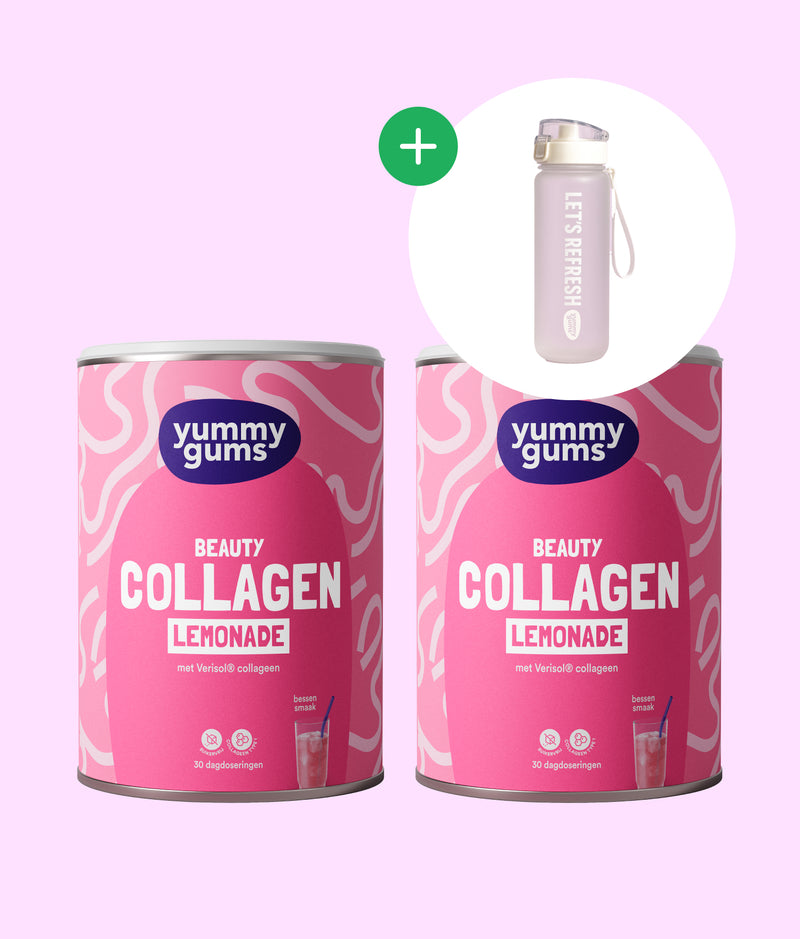 2x Collagen Lemonade + Gratis Drinkfles