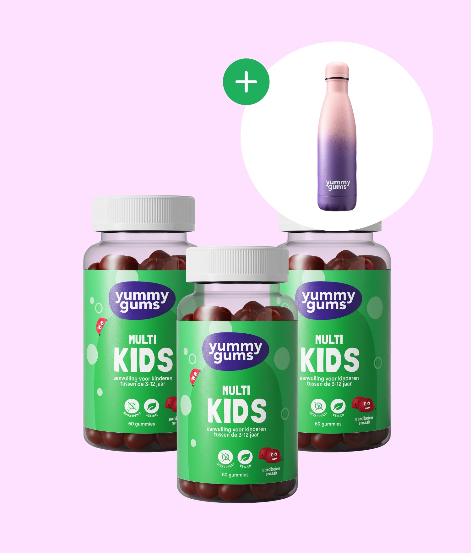 3x Kids + Gratis Thermosfles