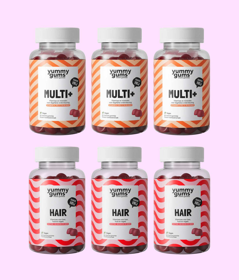Multi · Hair 6-pack